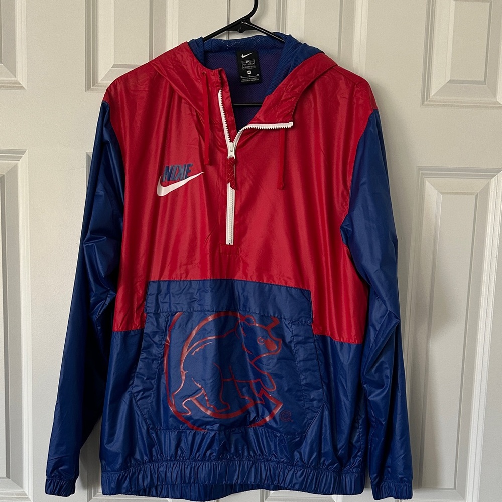 Nike Men's Red and Blue Windbreaker
